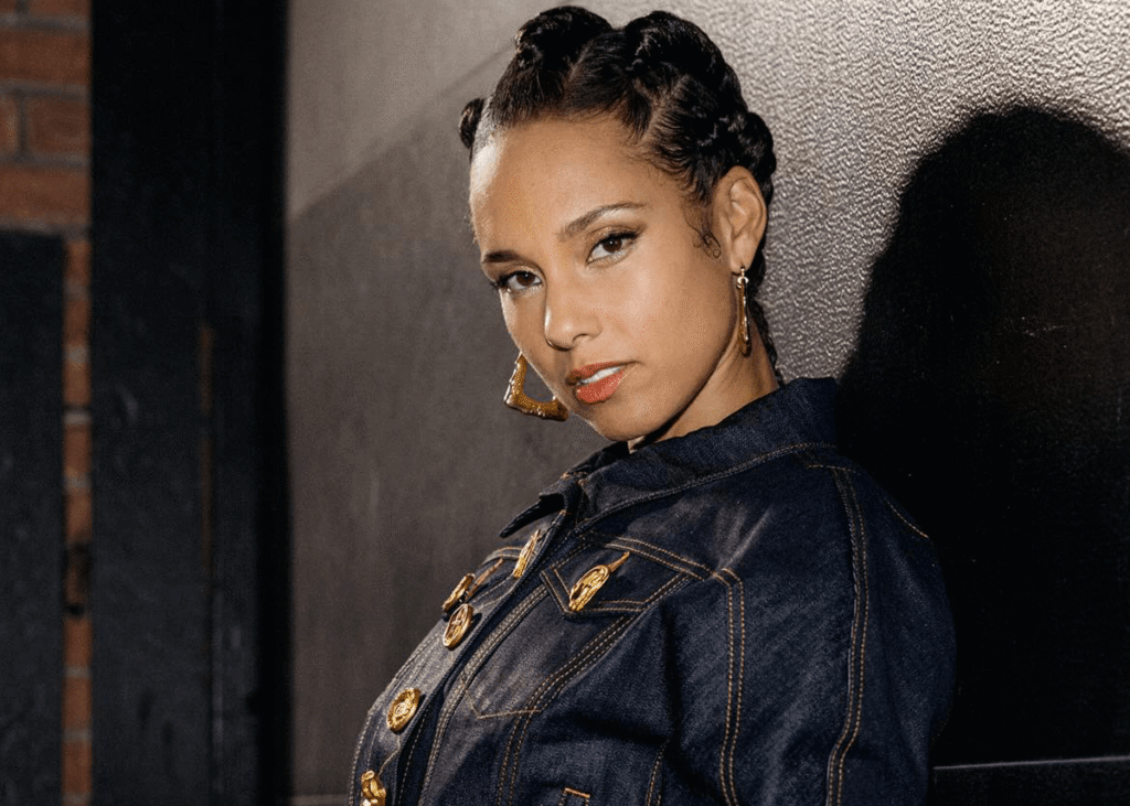 Alicia keys soft natural makeup look