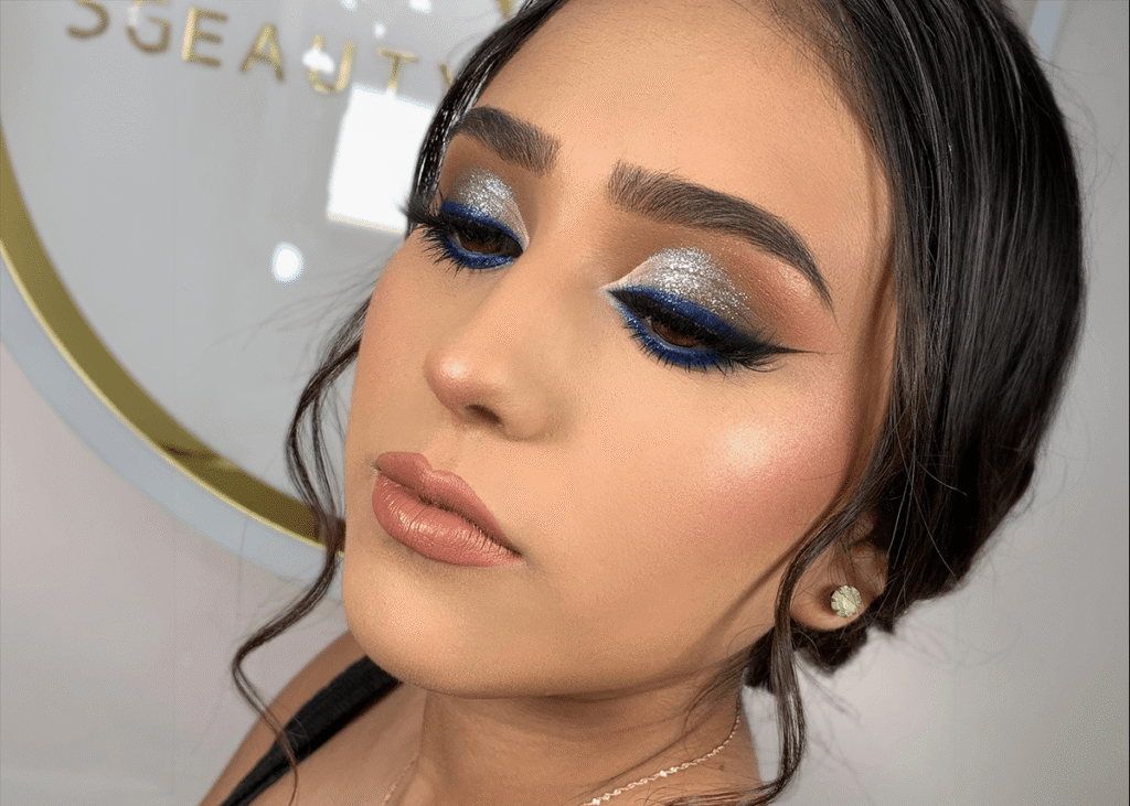 Silver Siren Blue & Silver Glitter Eyeshadow